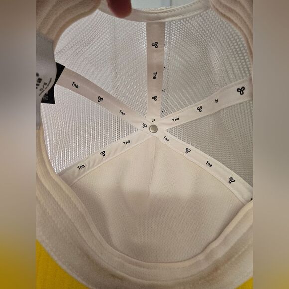 TNA Sporting Goods Blue Yellow & White Trucker Cap Hat Adjustable O/S - Picture 10 of 13